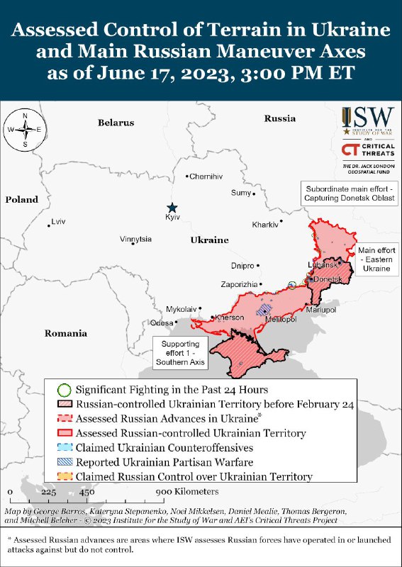 Аналітики Інституту вивчення війни у звіті ISW назвали ділянки та напрямки фронту, на яких Сили оборони здійснюють контрнаступальні дії: Аналітики Інституту вивчення війни у звіті ISW назвали ділянки та напрямки фронту, на яких Сили оборони здійснюють контрнаступальні дії: