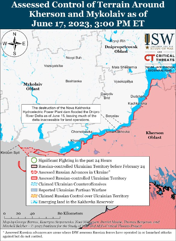 Аналітики Інституту вивчення війни у звіті ISW назвали ділянки та напрямки фронту, на яких Сили оборони здійснюють контрнаступальні дії: Аналітики Інституту вивчення війни у звіті ISW назвали ділянки та напрямки фронту, на яких Сили оборони здійснюють контрнаступальні дії: