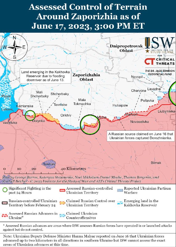 Аналітики Інституту вивчення війни у звіті ISW назвали ділянки та напрямки фронту, на яких Сили оборони здійснюють контрнаступальні дії: Аналітики Інституту вивчення війни у звіті ISW назвали ділянки та напрямки фронту, на яких Сили оборони здійснюють контрнаступальні дії:
