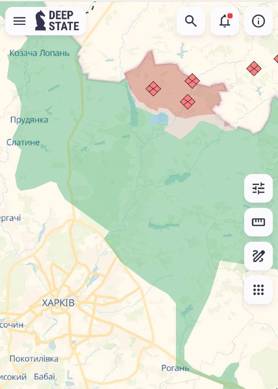 🟥Чому заголовки про «наступ на Харківщину» — фейк: коротко від DeepState
Аналітики DeepState спростували паніку... 🟥Чому заголовки про «наступ на Харківщину» — фейк: коротко від DeepState
Аналітики DeepState спростували паніку...