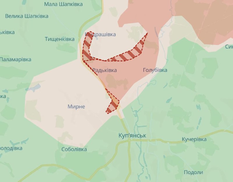 Що нині відбувається у Куп’янську?
▶️Росіяни використовують газопровід, щоб переміщувати війська у північну частину Куп’янська Що нині відбувається у Куп’янську?
▶️Росіяни використовують газопровід, щоб переміщувати війська у північну частину Куп’янська