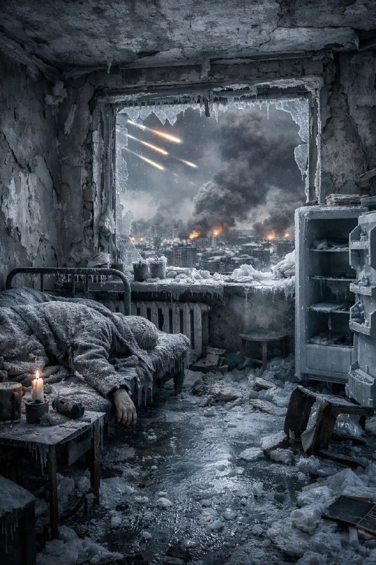 Енергетичне перемир’я - квиток у холодний морг квартир
Слово «перемир’я» сьогодні смердить гаром і замерзаючим бетоном Енергетичне перемир’я - квиток у холодний морг квартир
Слово «перемир’я» сьогодні смердить гаром і замерзаючим бетоном