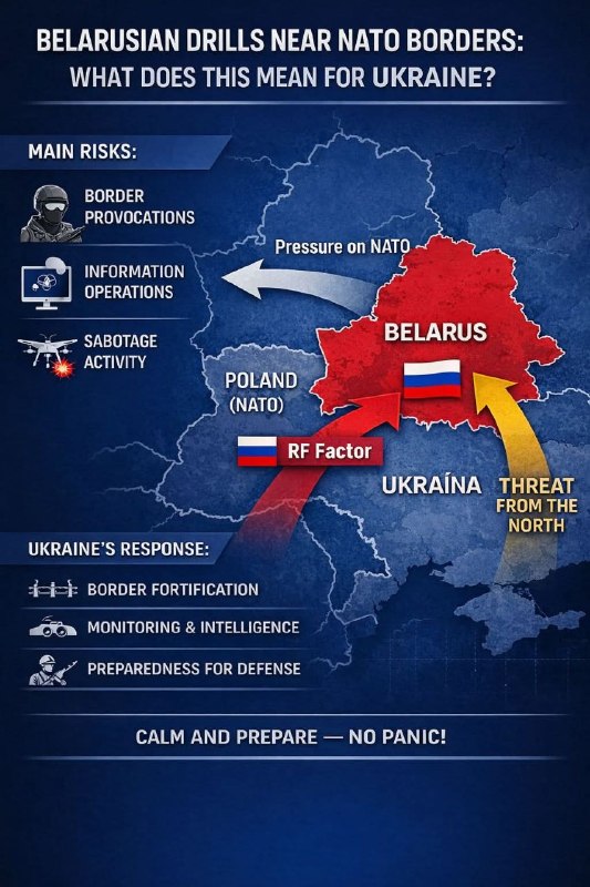 Білоруські навчання біля кордонів НАТО: що це означає для України...
Нові масштабні навчання армії Білорусі... Білоруські навчання біля кордонів НАТО: що це означає для України...
Нові масштабні навчання армії Білорусі...
